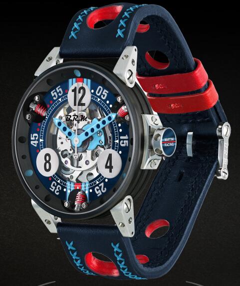 Replica BRM Watch Martini Racing V6-44-SA-SQ-N-MR-02